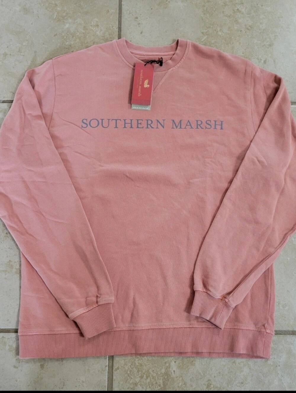 Southern Marsh Seawash Sweatshirt Terracotta Mens XLG Extra Large Sweater XL